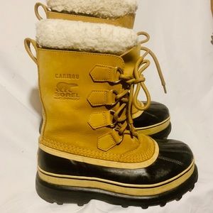 Sorel waterproof lined winter boots ladies sz 8